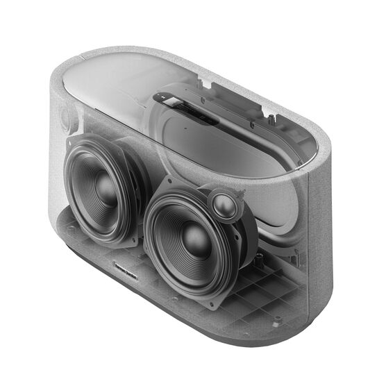 Harman Kardon Citation 500 - Grey - Large Tabletop Smart Home Loudspeaker System - Detailshot 4